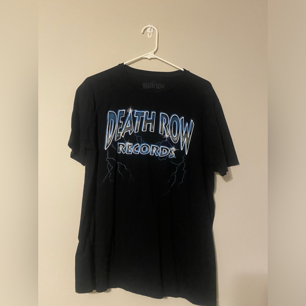 Men’s Death Row Records T-shirt Black Size Large